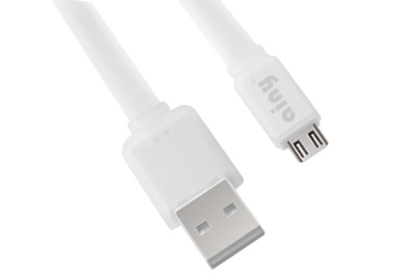 фото Кабель Ainy USB micro USB, 1 м, FA-034B, белый