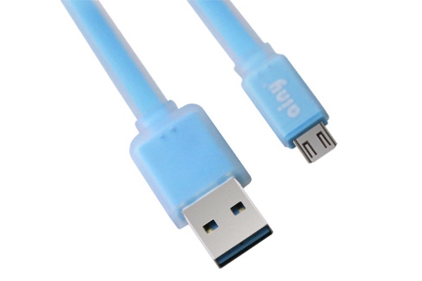 фото Кабель Ainy USB micro USB, 1 м, FA-034D, голубой