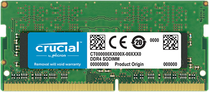 фото Модуль оперативной памяти Crucial DDR4 4Gb 2400MHz, CT4G4SFS824A