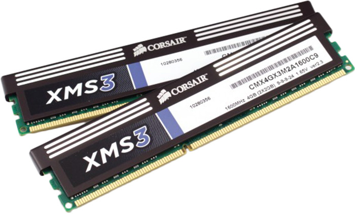 фото Модуль оперативной памяти Corsair DDR3 2x2Gb 1600MHz, CMX4GX3M2A1600C9