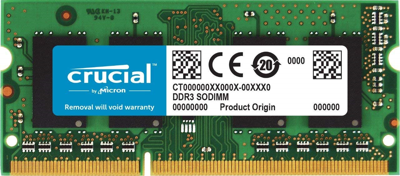 фото Модуль оперативной памяти Crucial DDR3L 4Gb 1600MHz, CT4G3S160BMCEU