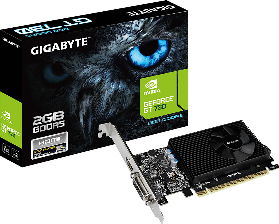 фото Видеокарта Gigabyte GeForce GT 730 2GB, GV-N730D5-2GL