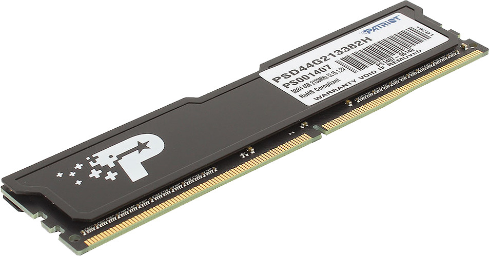 фото Модуль оперативной памяти Patriot DDR4 4Gb 2133MHz, PSD44G213382H Patriot memory