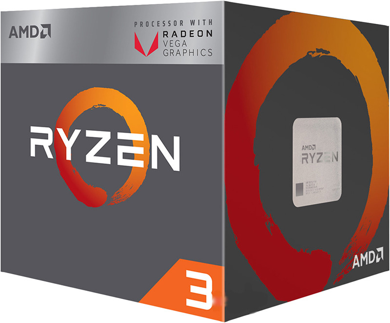 фото Процессор AMD Ryzen 3 2200G BOX, YD2200C5FBBOX