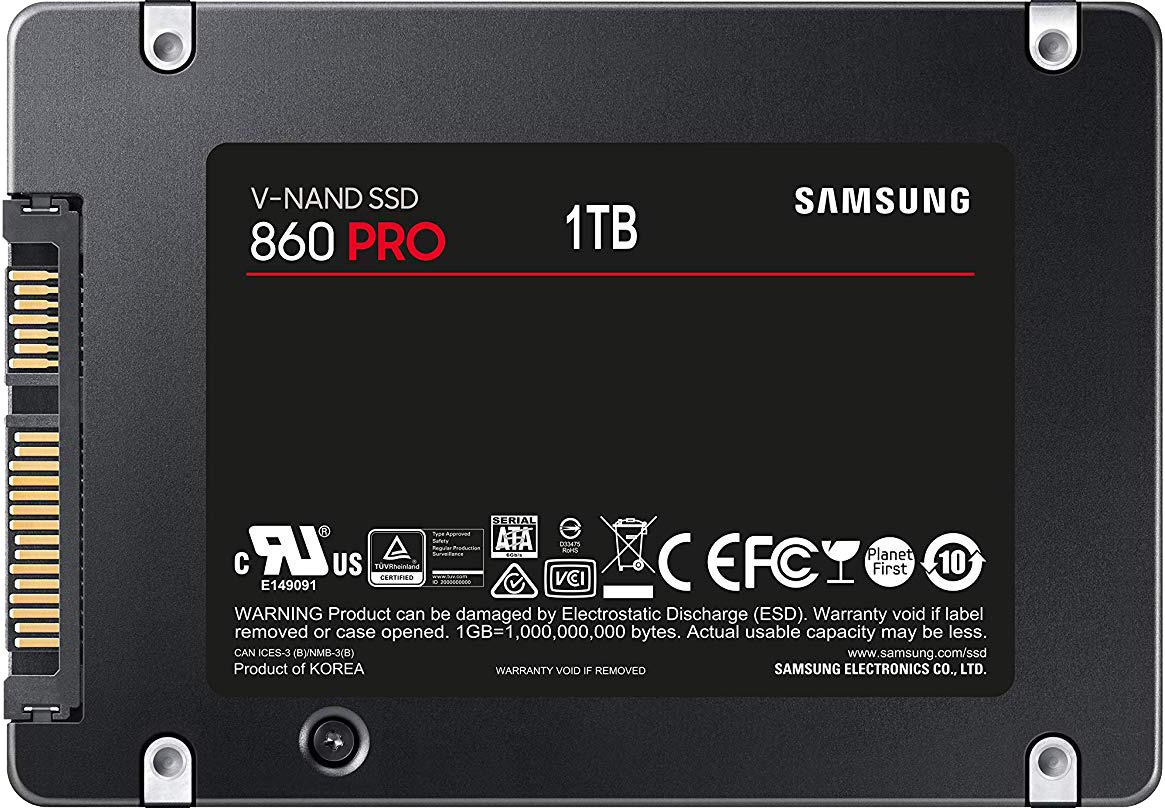 фото SSD накопитель Samsung 860 Pro 1TB, MZ-76P1T0BW