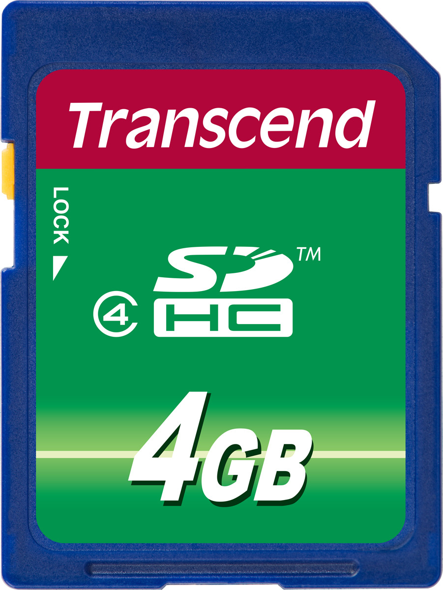 фото Карта памяти Transcend Class 4, TS4GSDHC4, 4GB