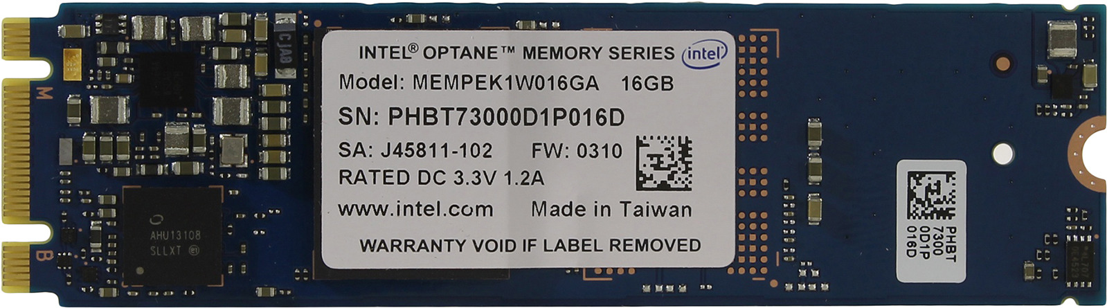 фото SSD накопитель Intel Original Optane 16GB, MEMPEK1W016GA01 953340