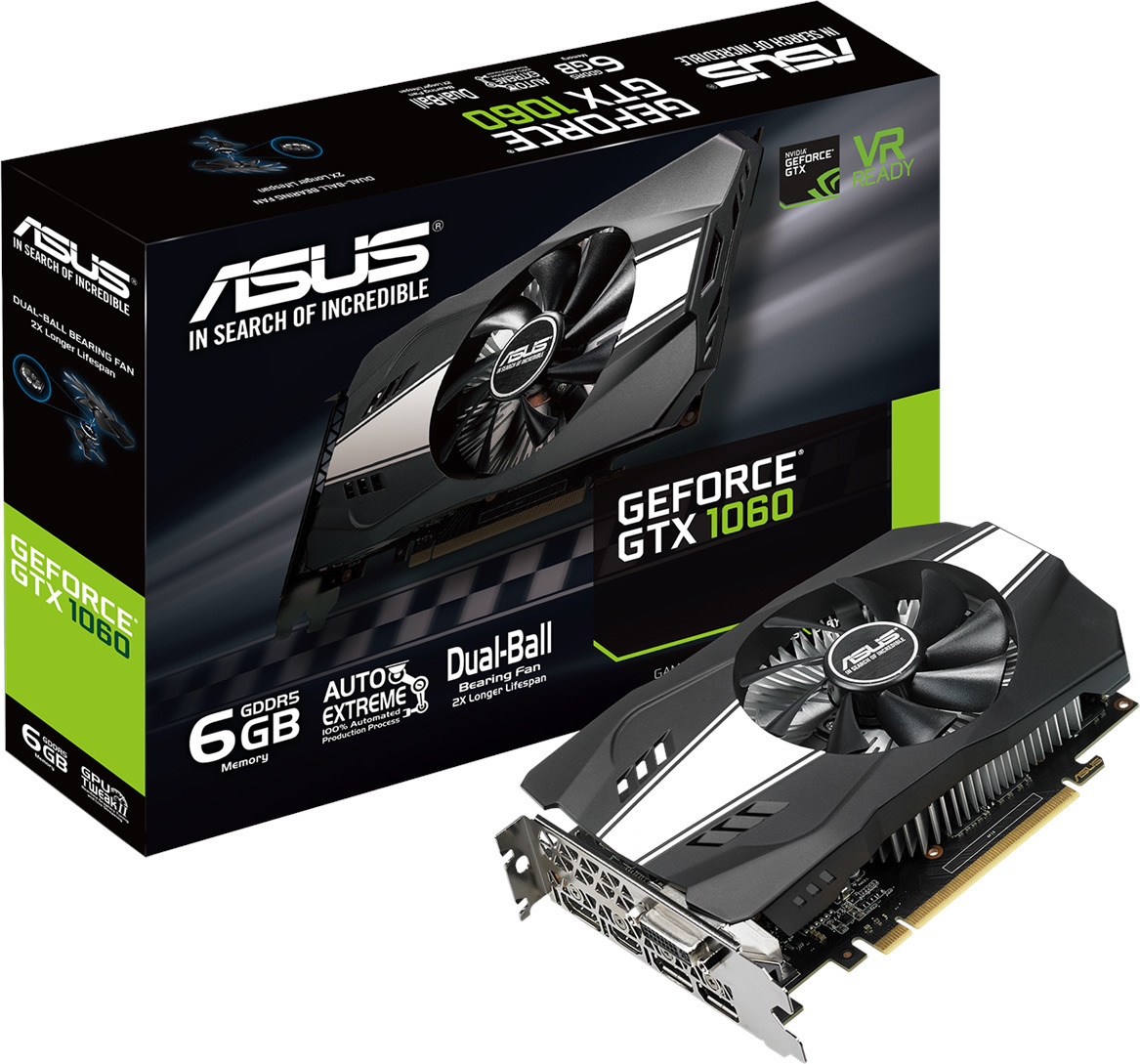 фото Видеокарта ASUS Phoenix GeForce GTX 1060 6GB, PH-GTX1060-6G