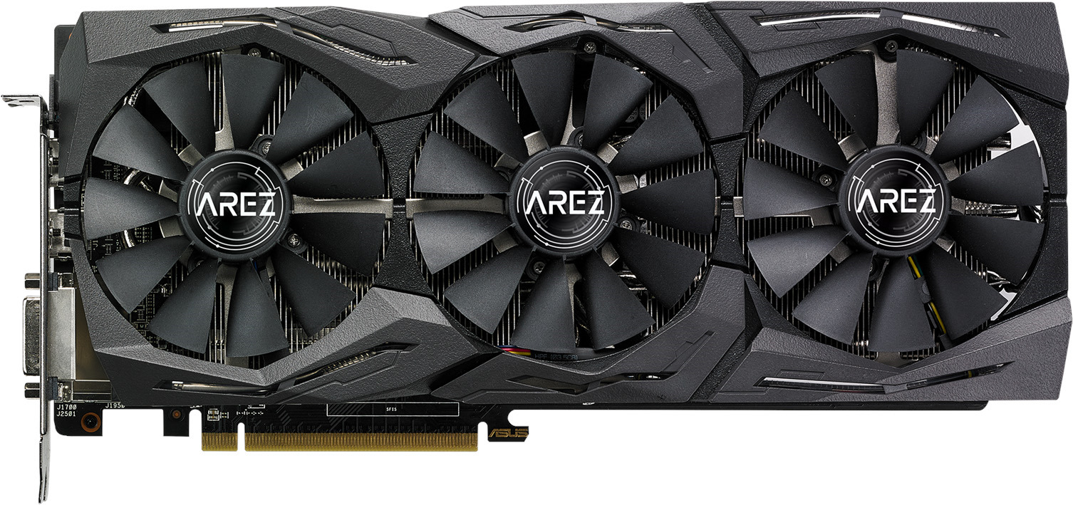 фото Видеокарта ASUS AREZ Strix Radeon RX 580 OC 8GB, AREZ-STRIX-RX580-O8G-GAMING