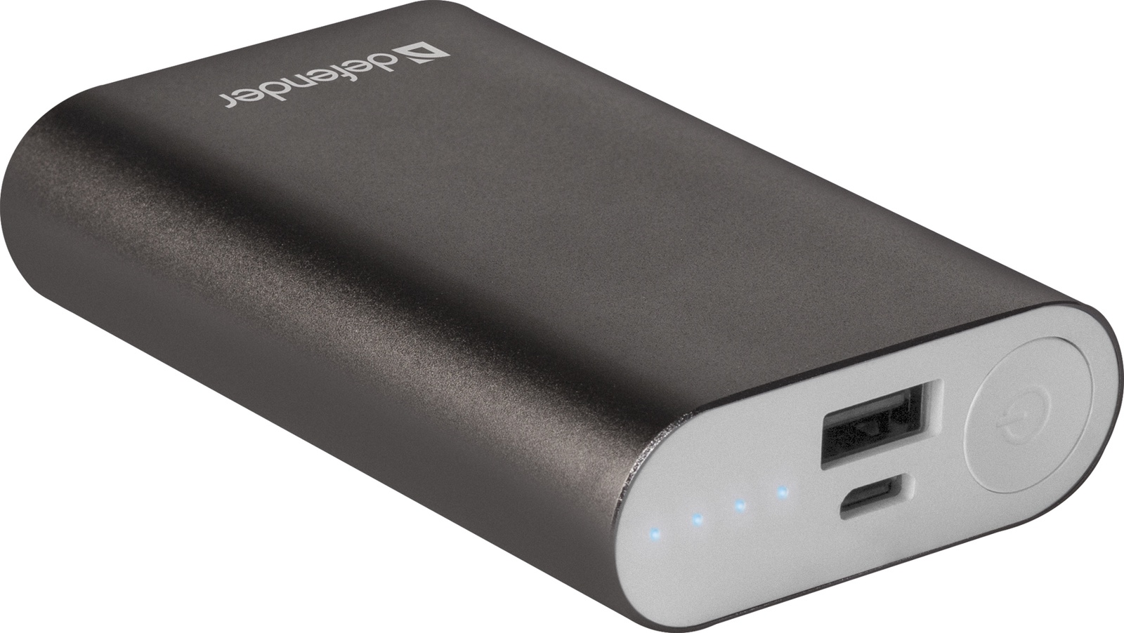 Внешний аккумулятор Defender Lavita, 83614, 4000 mAh, черный ubear 4000 silver внешний аккумулятор металлический корпус