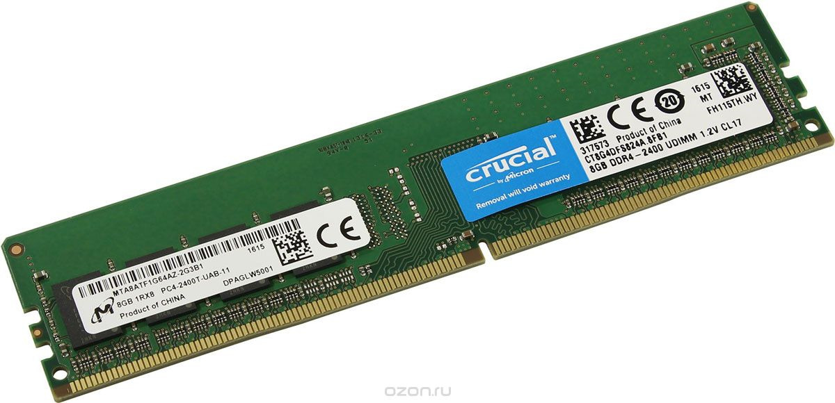 фото Модуль оперативной памяти Patriot DDR4 4Gb 2133MHz, PSD44G213382 Patriot memory