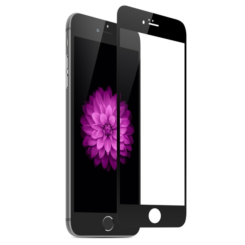 фото Защитное стекло Onext для Apple iPhone 7, 641-41216, с рамкой, черный