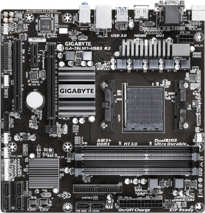 все цены на Материнская плата Gigabyte GA-78LMT-USB3 R2 онлайн