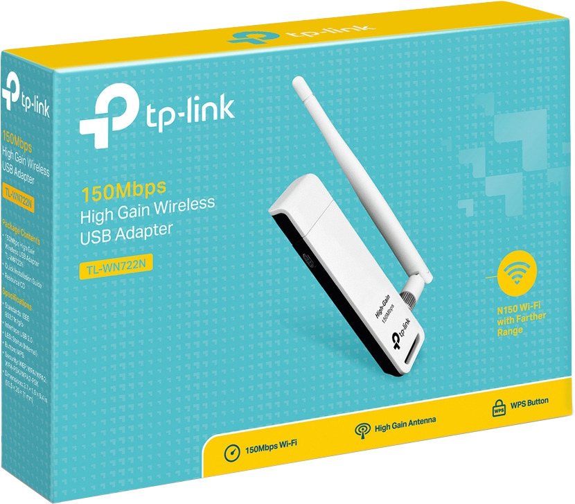 TP-LinkWi-Fi-адаптерTL-WN722N