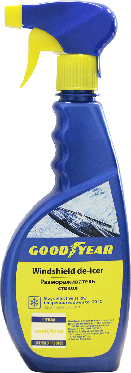 фото Размораживатель стекол Goodyear, GY000603, 500 мл