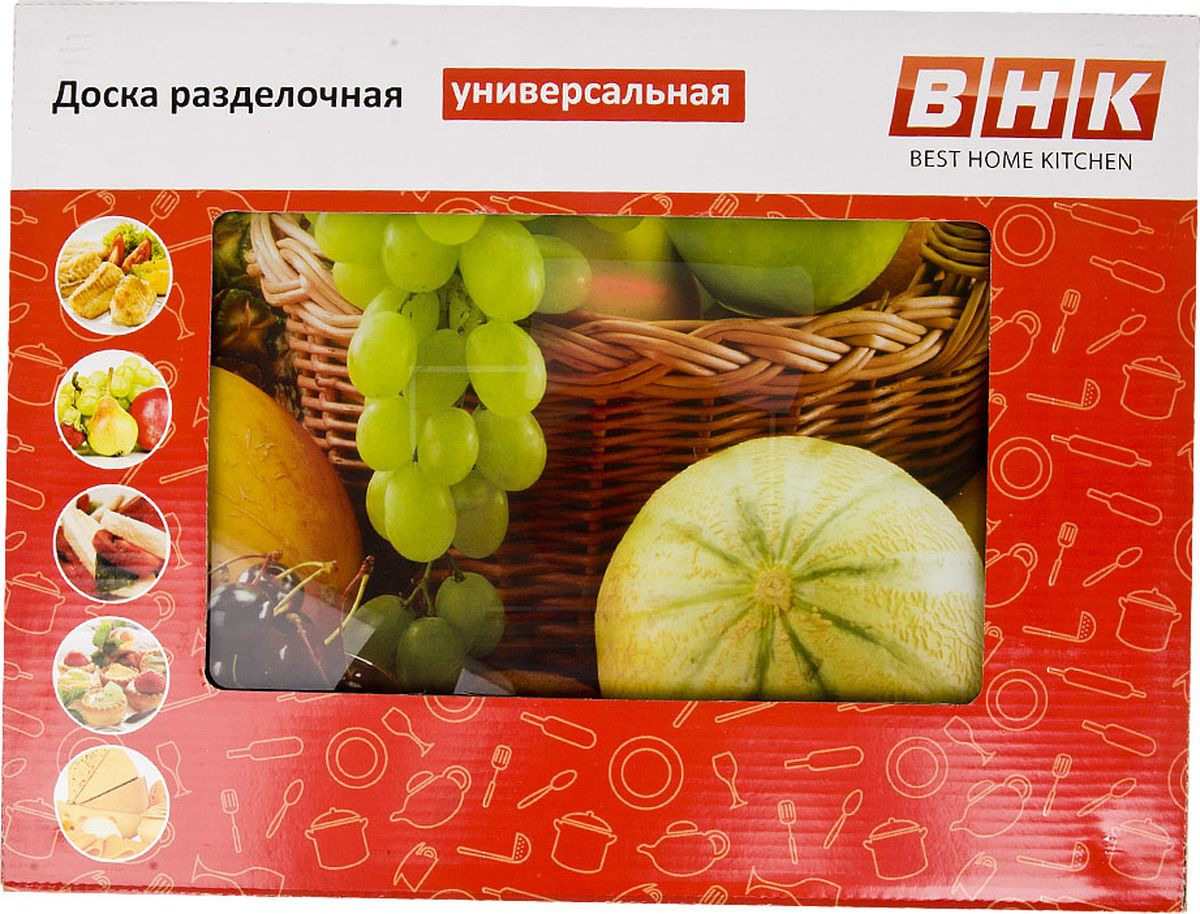 фото Разделочная доска Best Home Kitchen, 5341028, желтый, зеленый, 40 х 30 см Bhk / best home kitchen