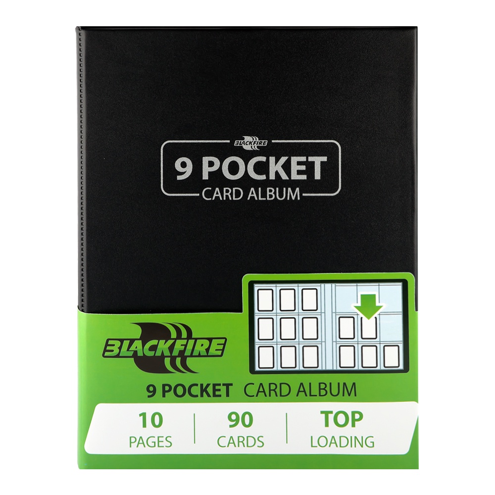 Альбом для хранения коллекрионных карт Black Fire 9 Pocket Card Album, BCCA_0901, черный