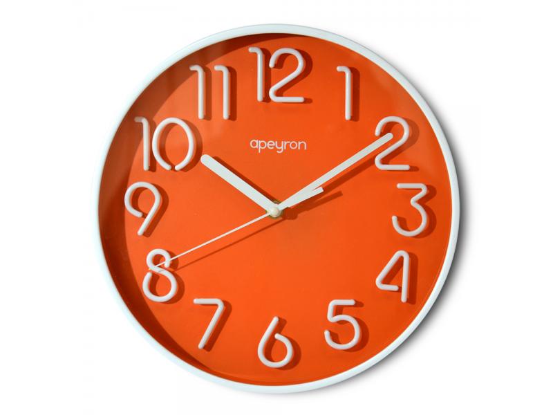 Настенные часы APEYRON electrics PL 9862, оранжевый