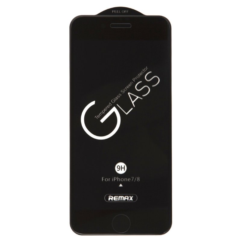 фото Защитное стекло REMAX Medicine Glass GL-27 для iPhone 7/8 с рамкой, 0L-00038834, черный