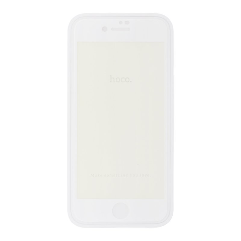 фото Защитное стекло HOCO Eye Protection Fullscreen Anti-Blu Ray Glass for iPhone 7/8 (A4) рамка (белое)