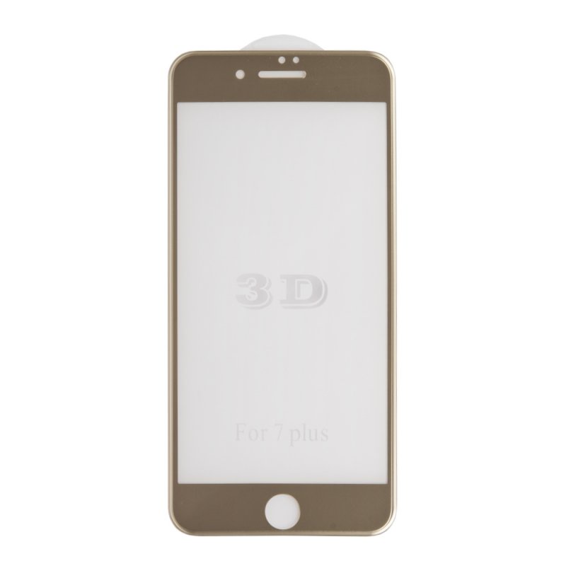 фото Защитное стекло Liberty Projekt Tempered Glass 3D для iPhone 7 Plus, с рамкой, 0L-00032634, золотой Liberty project