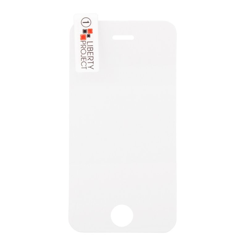 фото Защитное стекло "LP" для iPhone 4/4S Tempered Glass 0,33 мм, 9H (ударопрочное) Liberty project