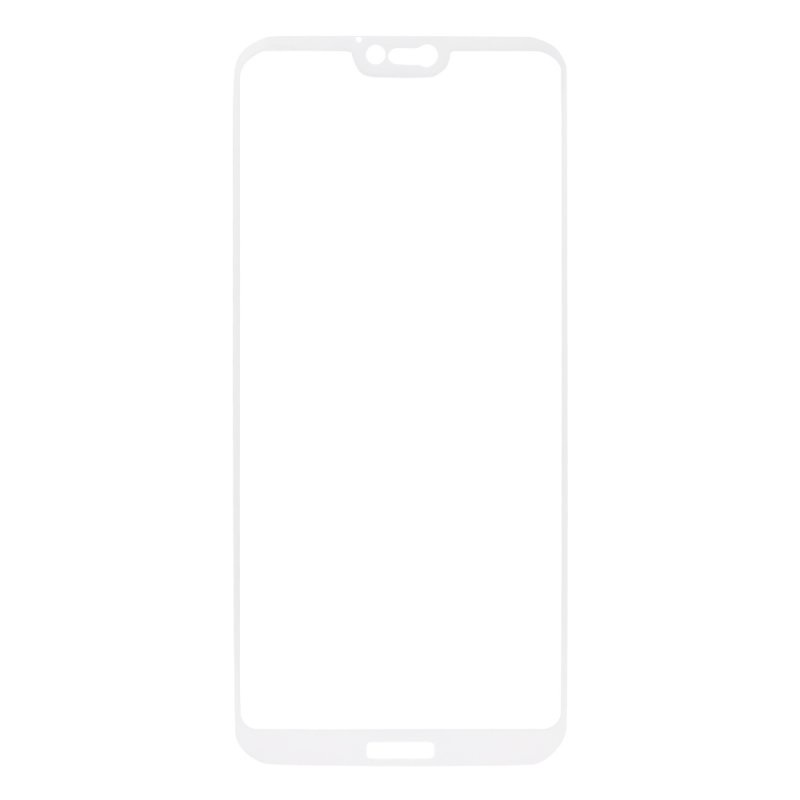 фото Защитное стекло "LP" для Huawei P20 Lite Tempered Glass 0,33 мм 9H (белая рамка) Liberty project