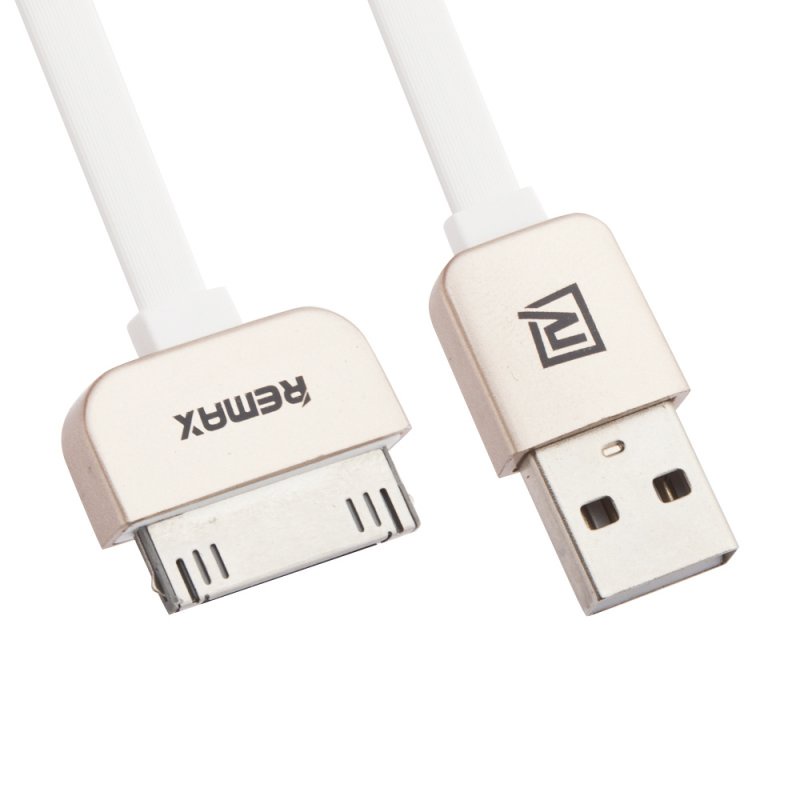 фото USB кабель REMAX Safe Speed Cable RC-D002i4 Apple 30 pin, 0L-00036554, золотой