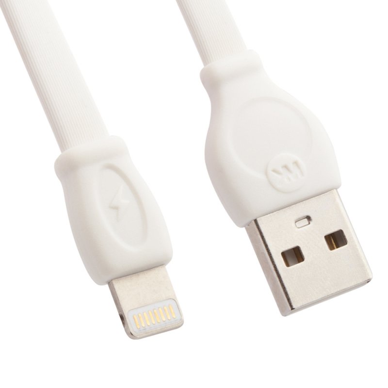 фото USB кабель WK Fast Cable WDC-023 Apple 8 pin, 0L-00035283, белый, 3 м