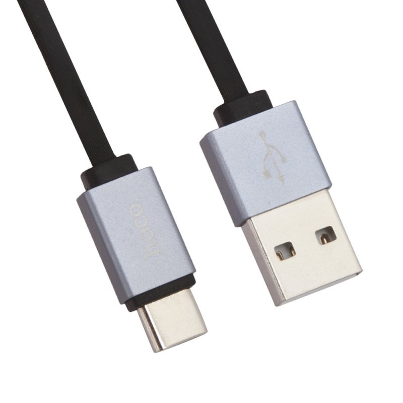 фото USB кабель Hoco Retractable U33 USB Type-C, 0L-00038966, черный