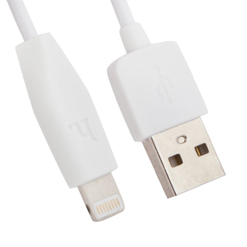 фото USB кабель Hoco X1 Apple 1 м, 0L-00037541, белый