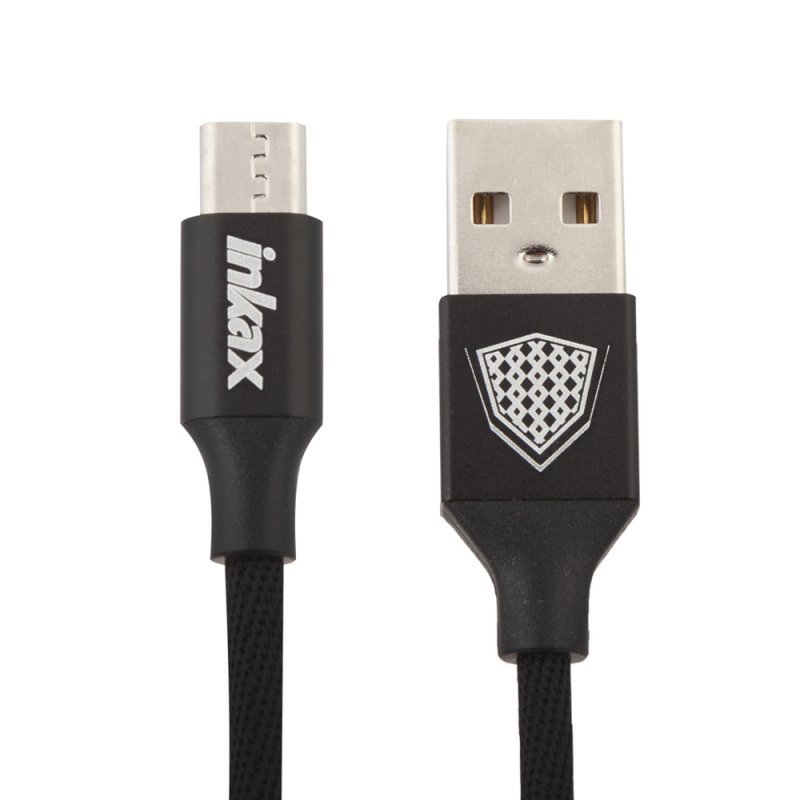 фото USB Кабель Inkax Metal Braided CK-27 Micro USB, 0L-00040063, черный