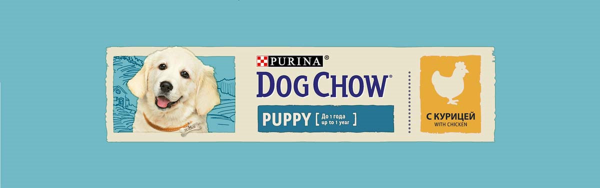 фото Корм сухой Dog Chow "Puppy" для щенков до 1 года, с курицей, 2,5 кг