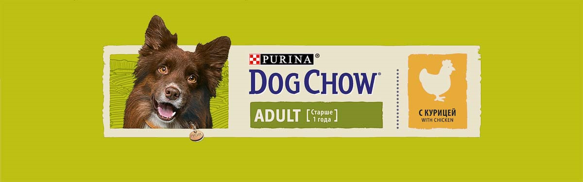 фото Корм сухой Dog Chow "Adul" для взрослых собак, с курицей, 2,5 кг