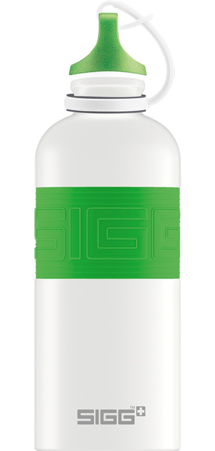 фото Бутылка для воды SIGG 0,6 л. алюминий 8686.80 CYD Pure White Touch Green 2.0