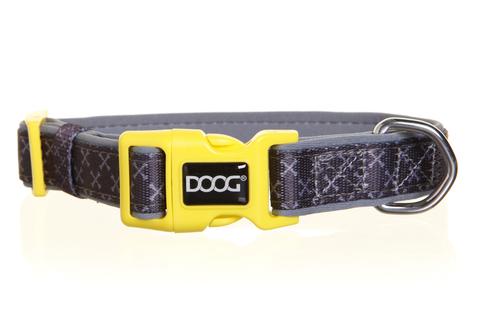 фото Ошейник для собак DOOG "Collars Odie" (Австралия), серо-желтый, 32-46см, M