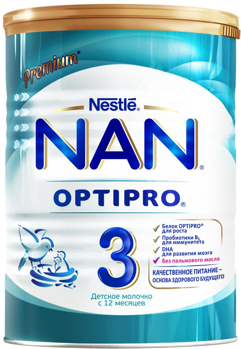 фото NAN 3 OPTIPRO молочко, с 12 месяцев, 400 г