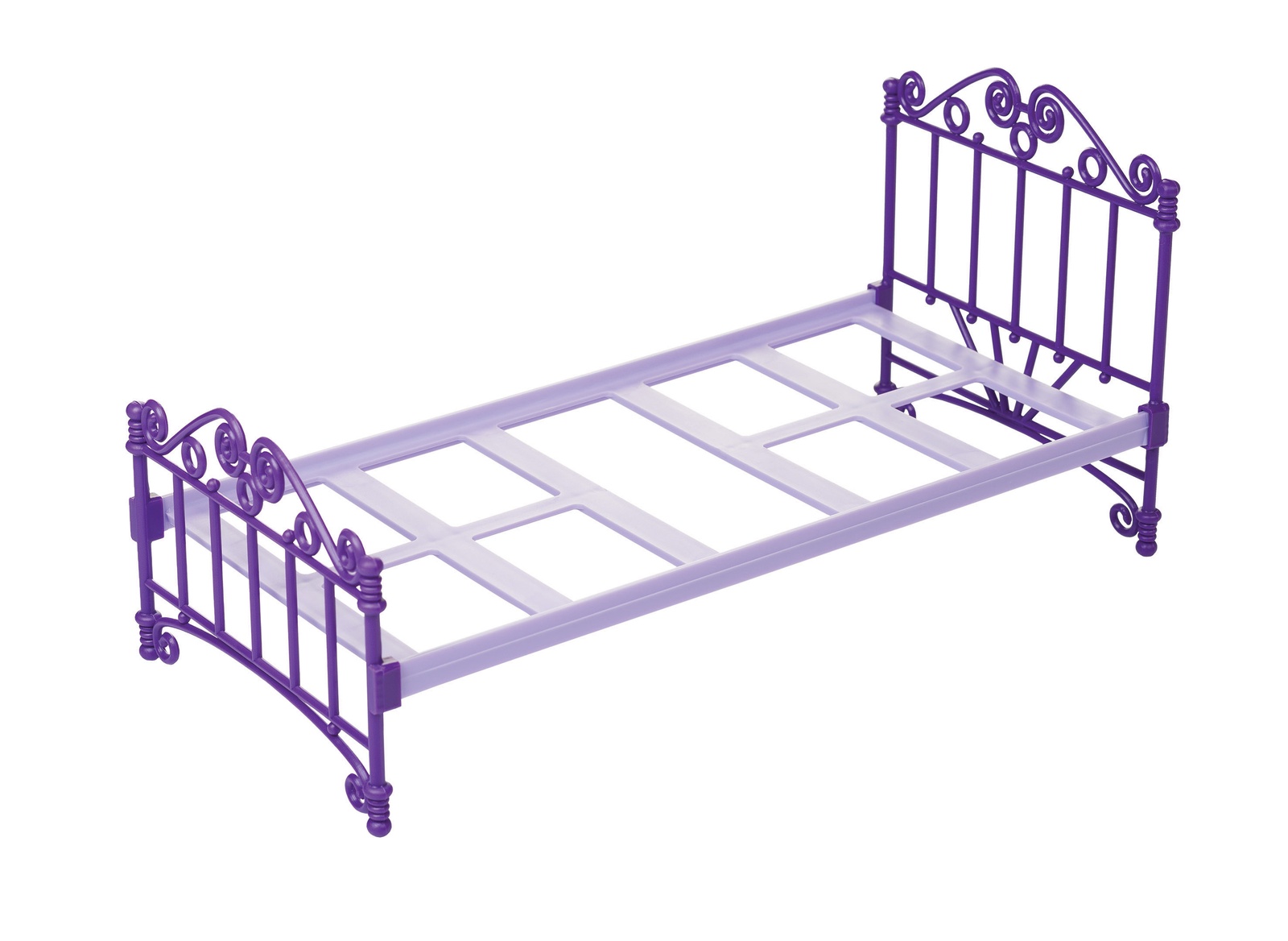 Кроватка Огонек С-1424, фиолетовый