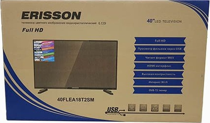 фото Телевизор Erisson 40FLEA18T2SM 40", черный