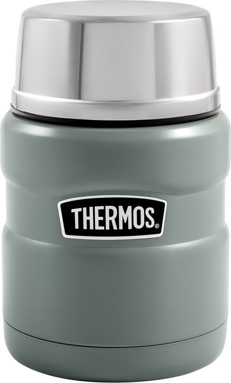 фото Термос Thermos King SK3000-MGR, с ложкой, 703477, оливковый, 470 мл