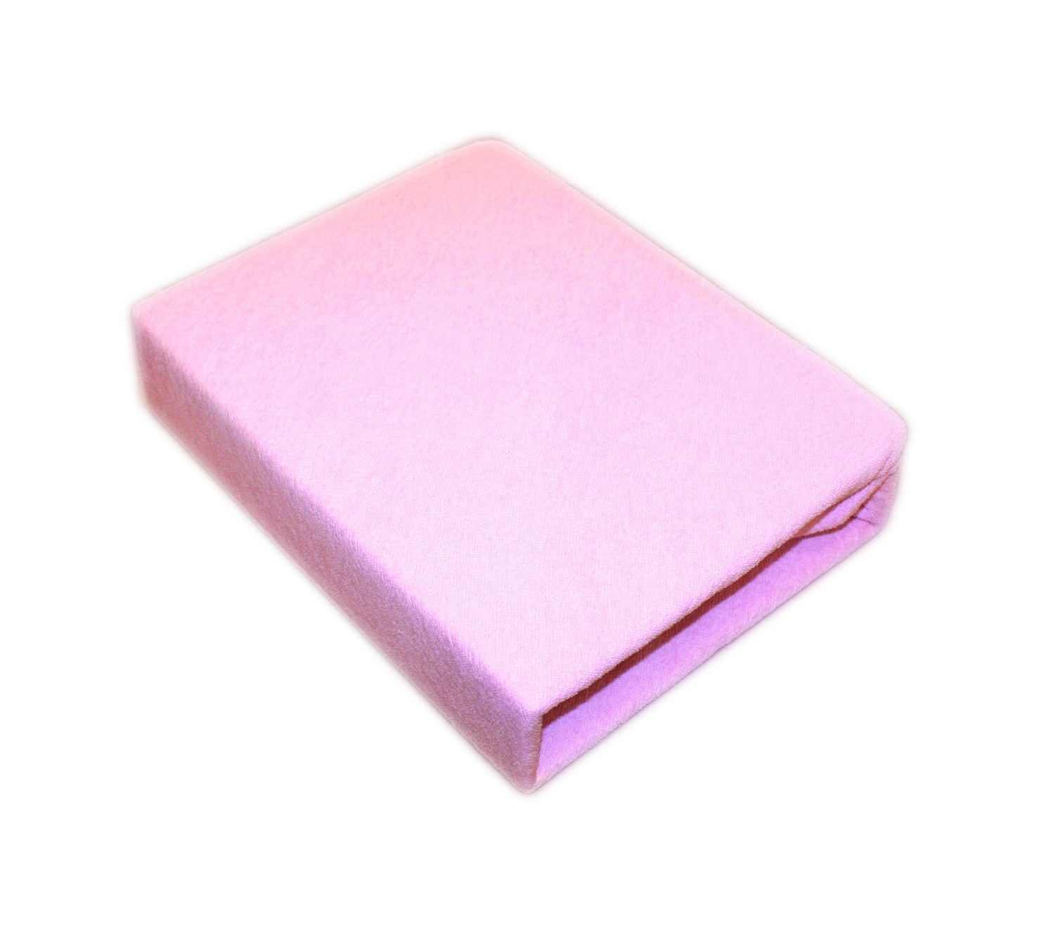 фото Простыня BegAl, ПРМ90, на резинке, трикотажная махра, розовый, 200 х 90+20 см