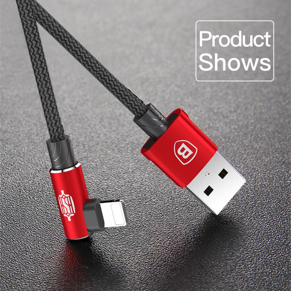 фото Кабель Baseus MVP USB-iP, 2 м, 566915, Red