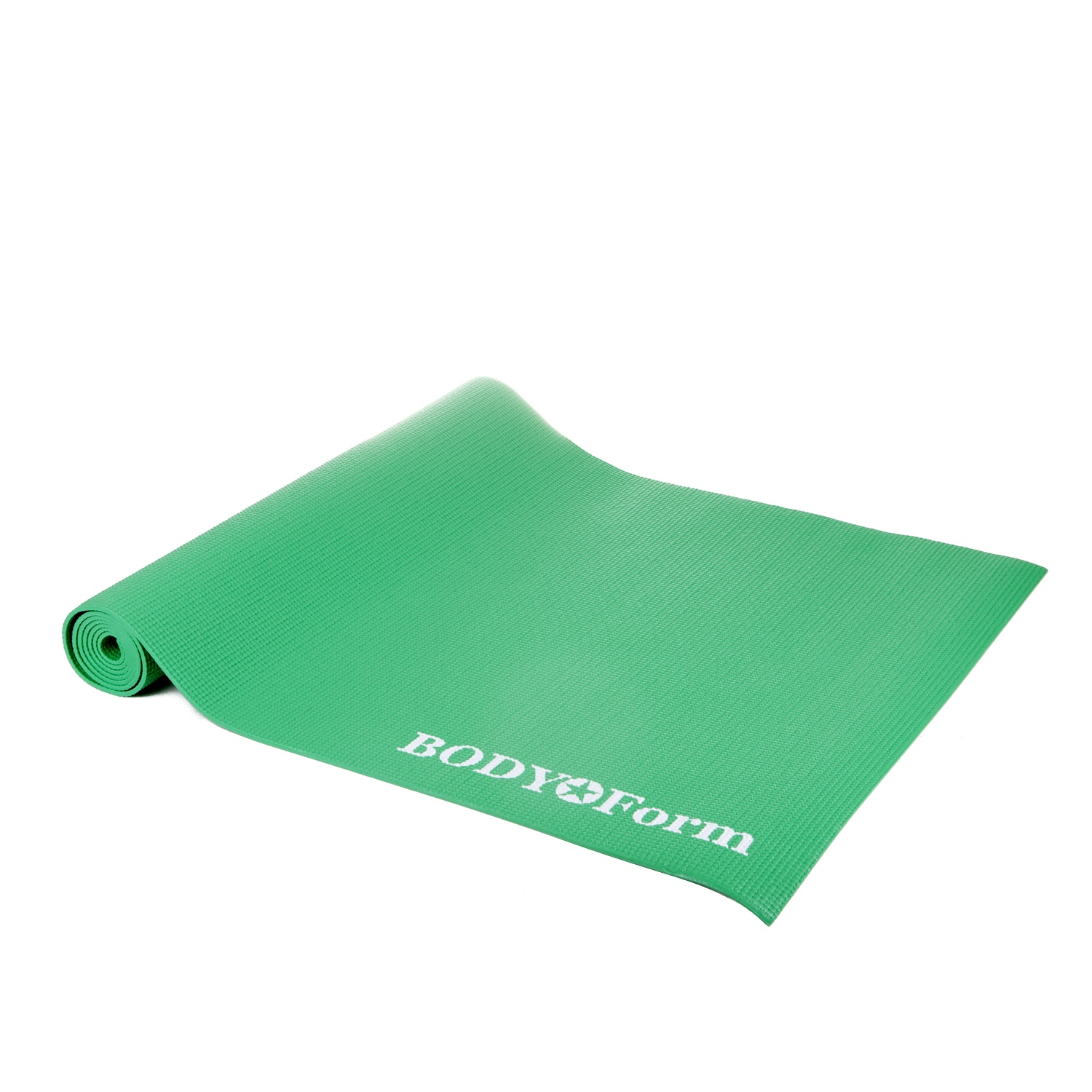 Мат BodyForm Коврик гимнастический BF-YM01C в чехле 173*61*0,4 см., BF-YM01C, зеленый