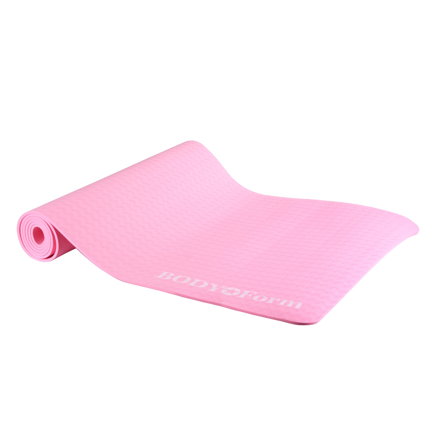 Мат BodyForm Коврик гимнастический BF-YM07 183*61*0,4 см., BF-YM07-01, розовый