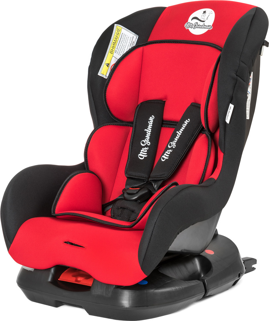 фото Автокресло Mr Sandman Young Isofix, KRES0993, от 0 до 18 кг, черный, красный