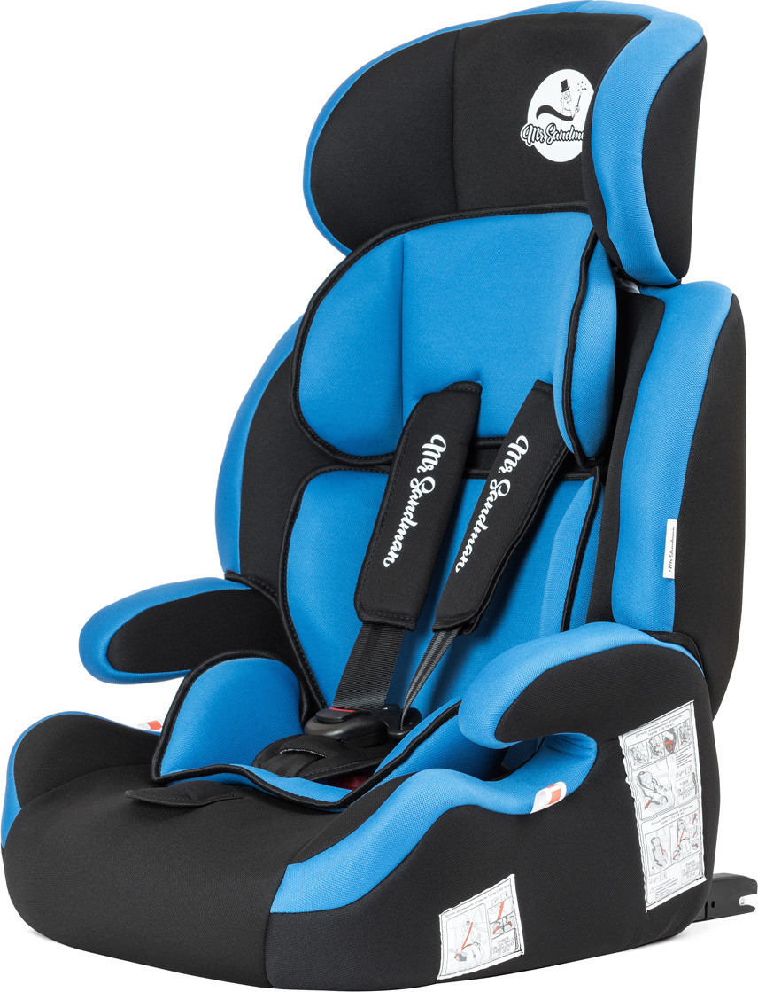 фото Автокресло Mr Sandman Good Luck Isofix, KRES1016, от 9 до 36 кг, черный, синий