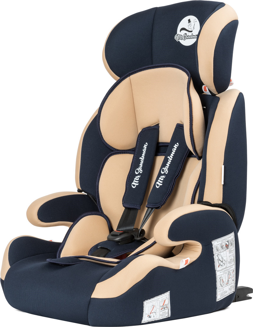 фото Автокресло Mr Sandman Good Luck Isofix, KRES1020, от 9 до 36 кг, темно-синий, бежевый