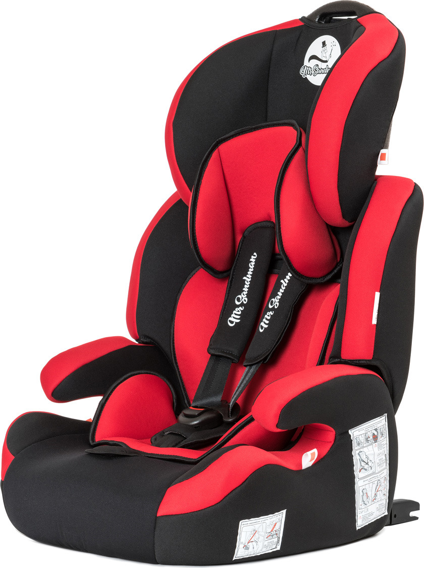 фото Автокресло Mr Sandman Voyager Isofix, KRES1028, от 9 до 36 кг, черный, красный