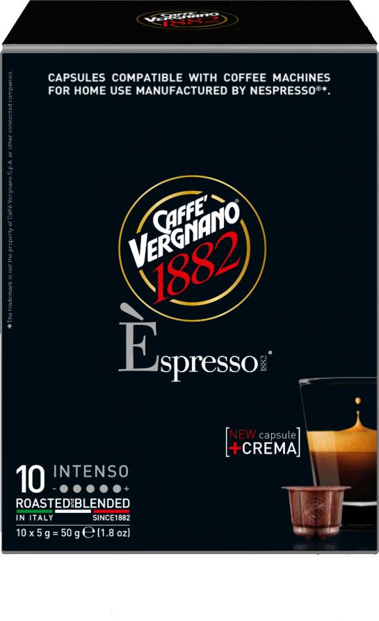 Капсулы Vergnano E'spresso Intenso, 10 шт