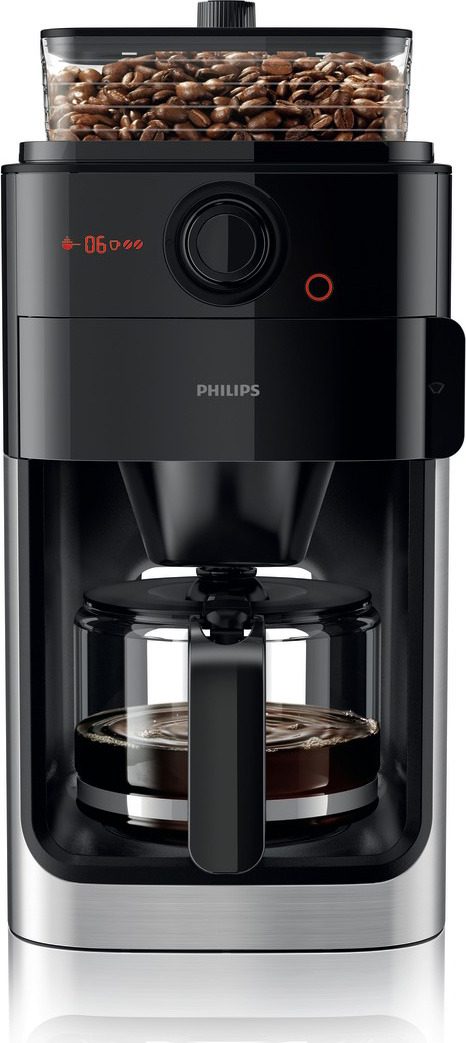 фото Кофемашина Philips Grind & Brew HD7767/00, черный, серый металлик